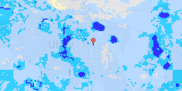 Ekstrem regn på Enggårdsvej 5A, . 5