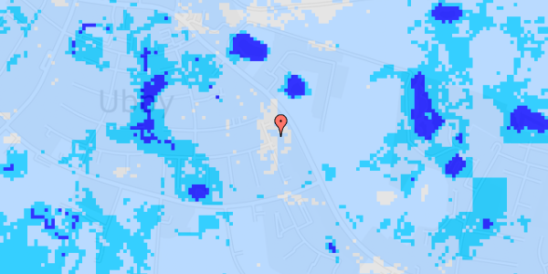 Ekstrem regn på Enggårdsvej 119