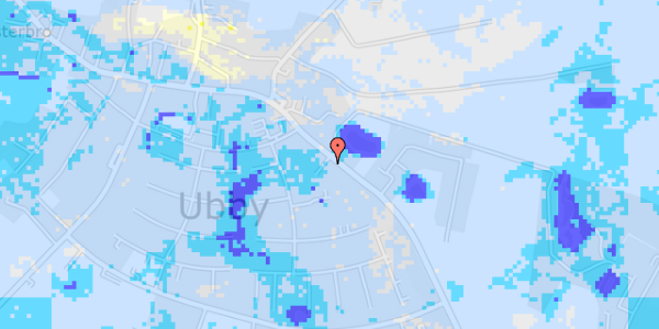 Ekstrem regn på Hovedgaden 78