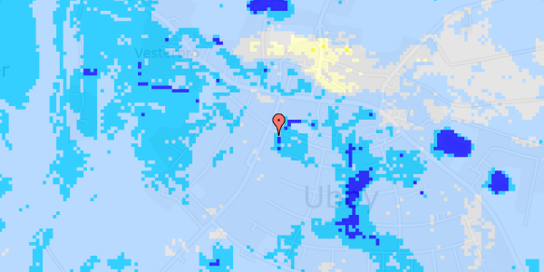 Ekstrem regn på Hovvej 7