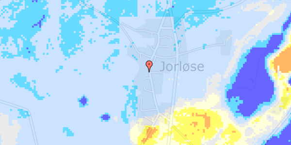 Ekstrem regn på Jorløse Byvej 30