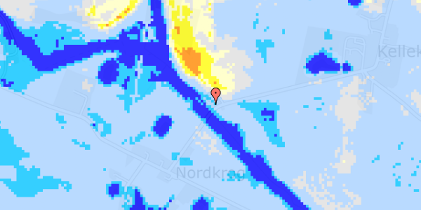 Ekstrem regn på Kelleklintevej 1