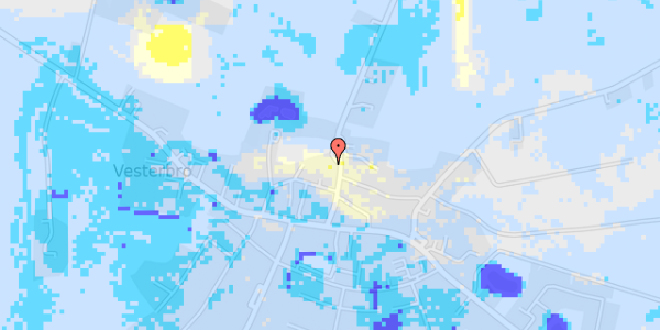 Ekstrem regn på Klovbyvej 5