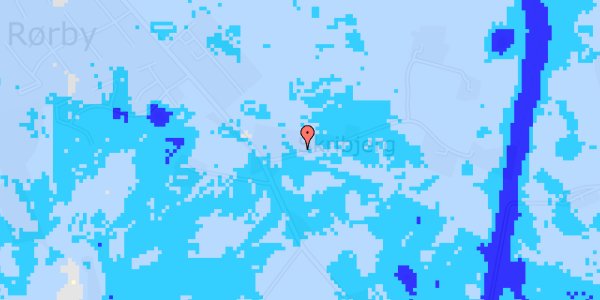 Ekstrem regn på Ll Rørby 1