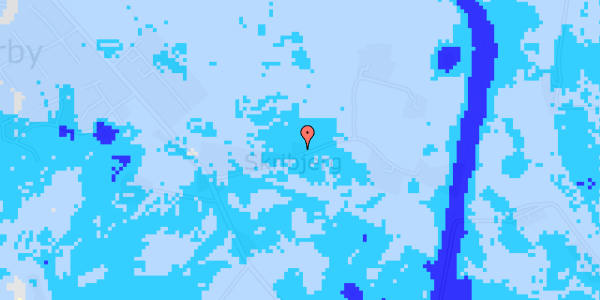 Ekstrem regn på Ll Rørby 3