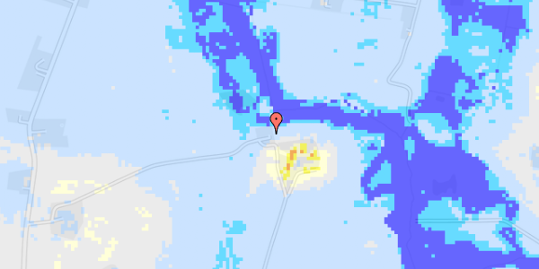 Ekstrem regn på Tystrupvej 15