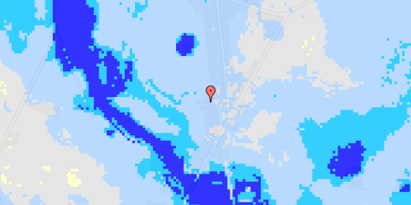 Ekstrem regn på Tystrupvej 18