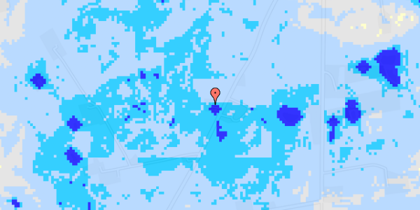 Ekstrem regn på Blæsingevej 6