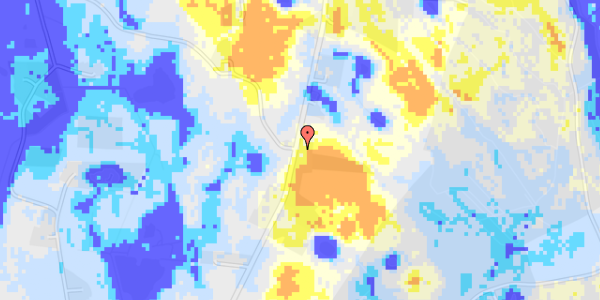 Ekstrem regn på Hallebyorevej 54