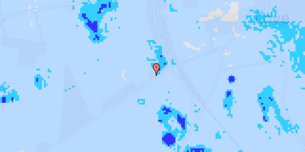 Ekstrem regn på Knudstrupvej 16