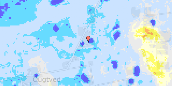 Ekstrem regn på Ougtvedvej 18