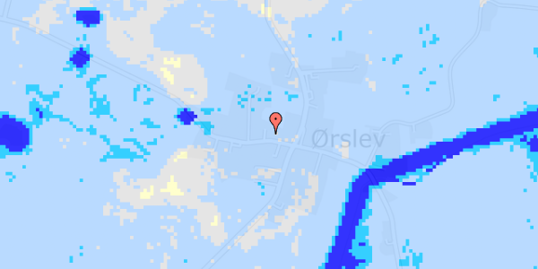 Ekstrem regn på Solbjergvej 75