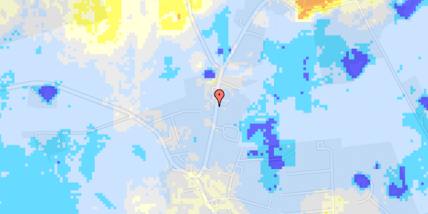 Ekstrem regn på Holbækvej 23