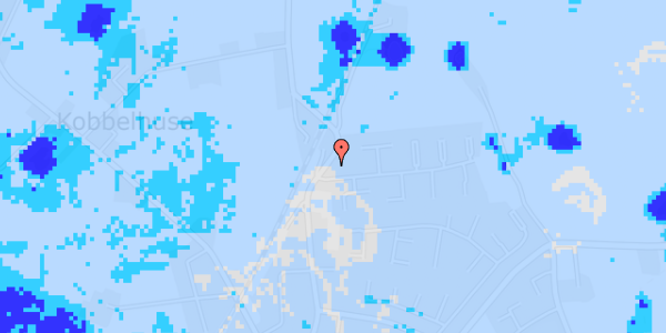 Ekstrem regn på Hovedgaden 104