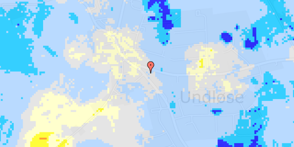 Ekstrem regn på Hovedgaden 23