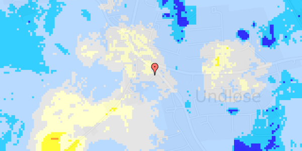 Ekstrem regn på Hovedgaden 28