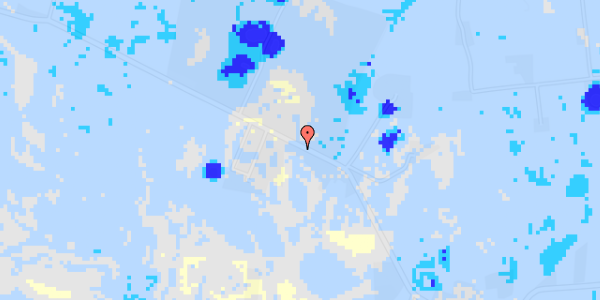 Ekstrem regn på Knabstrupvej 41