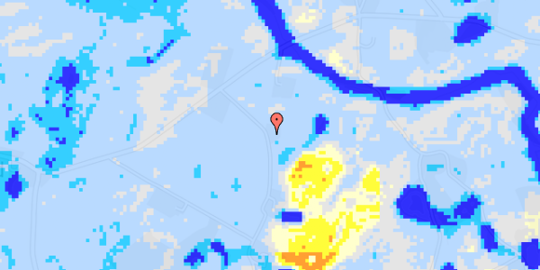 Ekstrem regn på Mogenstrupvej 19