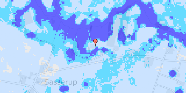 Ekstrem regn på Sasserupvej 30A