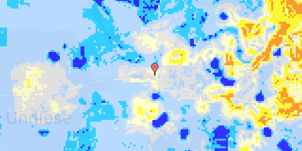 Ekstrem regn på Syvendeskovvej 33