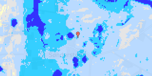 Ekstrem regn på Sønderstedvej 10