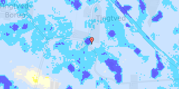 Ekstrem regn på Søstrupvej 13