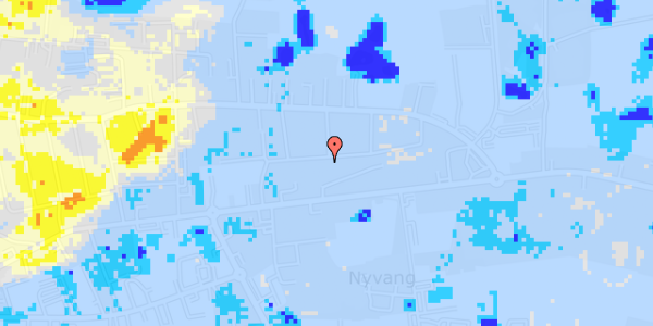 Ekstrem regn på Blegdammen 27