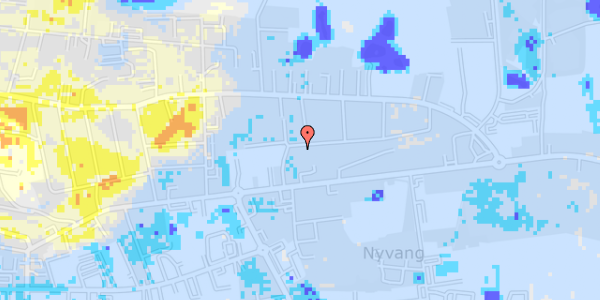 Ekstrem regn på Blegdammen 39