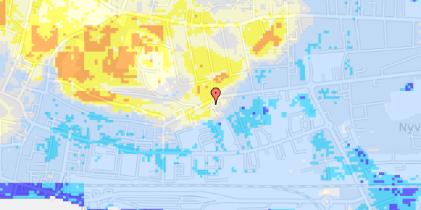 Ekstrem regn på Byporten 1