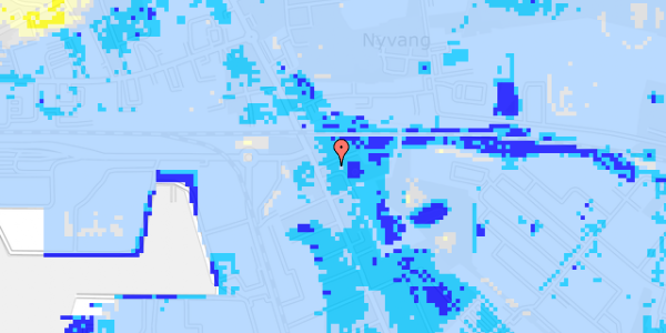 Ekstrem regn på Knuds Alle 4