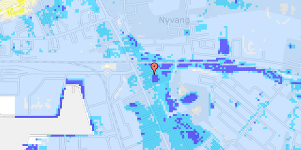 Ekstrem regn på Knuds Alle 8