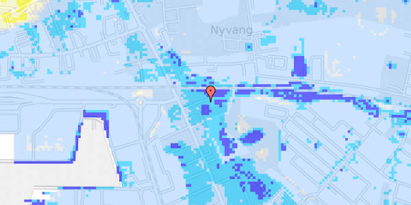 Ekstrem regn på Knuds Alle 12