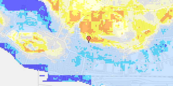 Ekstrem regn på Kordilgade 17, st. 