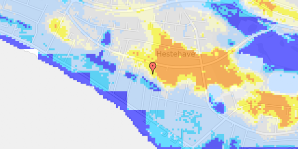 Ekstrem regn på Kystvejen 26E