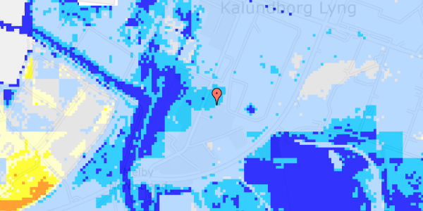 Ekstrem regn på Lerchenborgvej 79