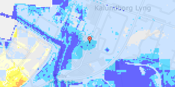 Ekstrem regn på Lerchenborgvej 82