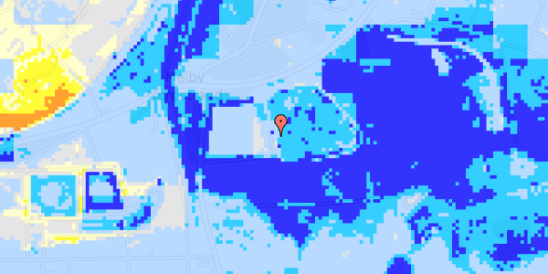 Ekstrem regn på Melbyvej 12