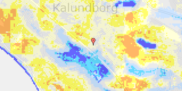 Ekstrem regn på Røsnæsvej 68