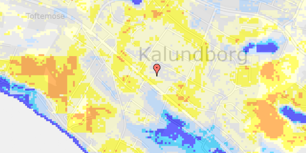 Ekstrem regn på Røsnæsvej 76