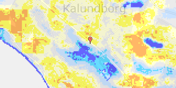 Ekstrem regn på Røsnæsvej 87