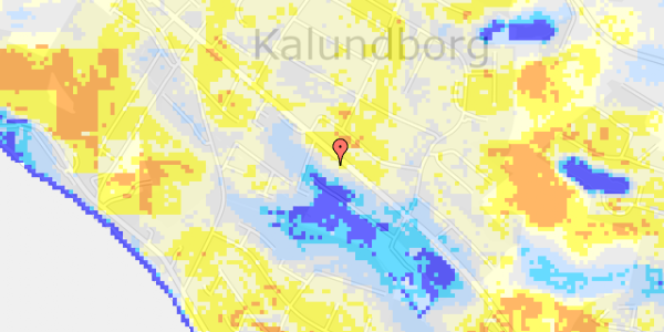 Ekstrem regn på Røsnæsvej 91