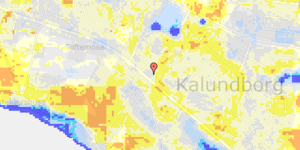 Ekstrem regn på Røsnæsvej 100