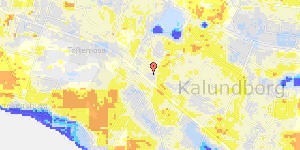 Ekstrem regn på Røsnæsvej 102