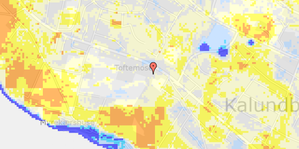 Ekstrem regn på Røsnæsvej 141