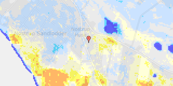 Ekstrem regn på Røsnæsvej 168