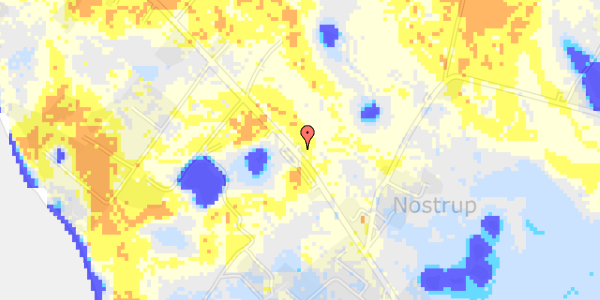 Ekstrem regn på Røsnæsvej 196