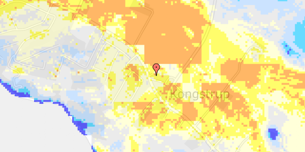 Ekstrem regn på Røsnæsvej 206