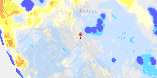 Ekstrem regn på Røsnæsvej 217