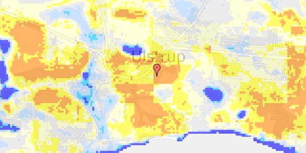 Ekstrem regn på Røsnæsvej 321