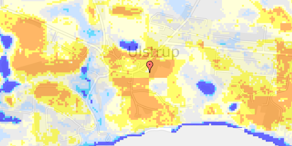 Ekstrem regn på Røsnæsvej 325